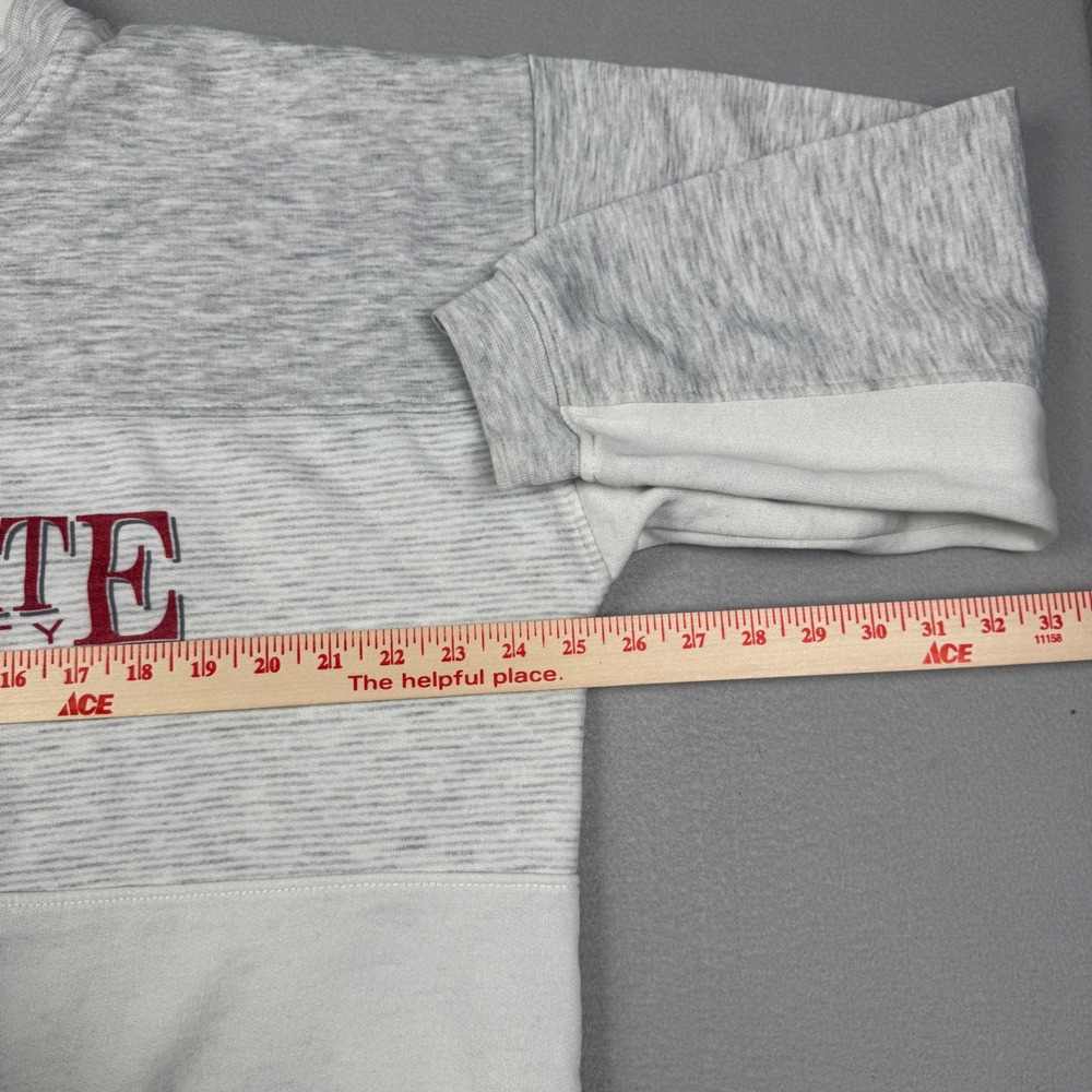Vintage Gear For Sports Ohio State University Sweatshirt XL Grey White Buckeyes - Picture 7 of 9